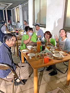 >第一貴峯館の利用者がＢＢＱを楽しみました♪