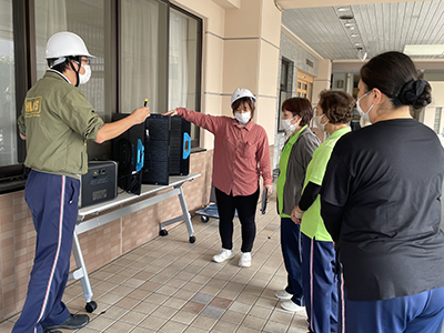 防災訓練とさんま祭り