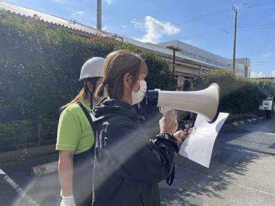 防災訓練とさんま祭り