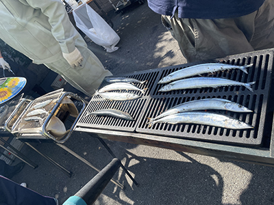 防災訓練とさんま祭り